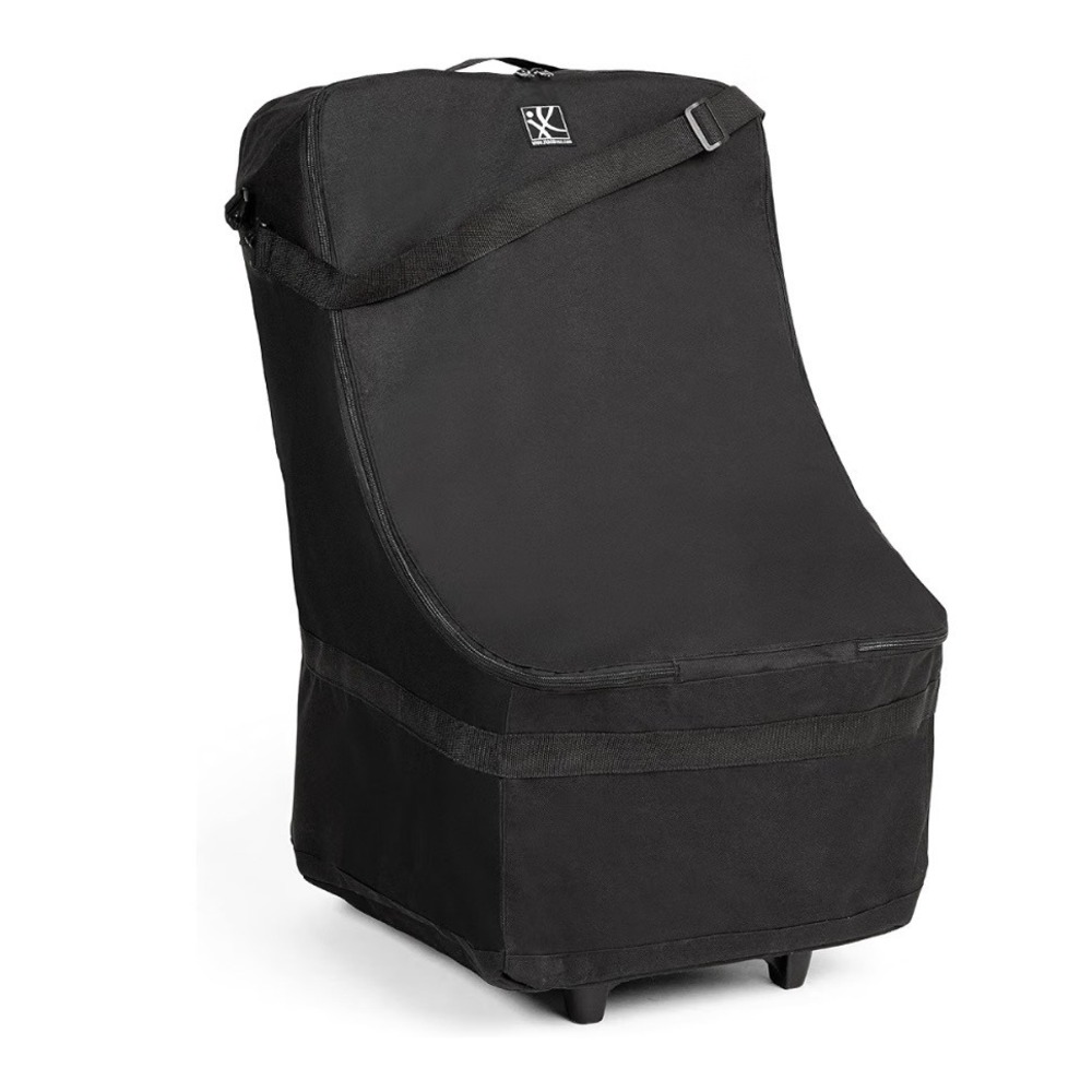 J.L. Childress Wheelie Car Seat Travel Bag Black Rolling Luggage Case Carrier